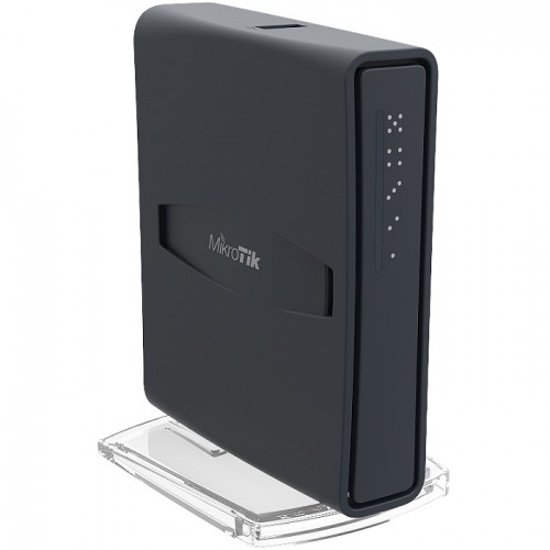 MikroTik hAP ac lite TC Dual-Concurrent 2.4/5GHz AP, 802.11ac, Five Ethernet ports, PoE-out on port 5, USB for 3G/4G support, universal tower case
