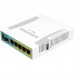 Mikrotik hEX PoE 5x Gigabit Ethernet with PoE output for four ports, SFP, USB, 800MHz CPU, 128MB RAM, RouterOS L4