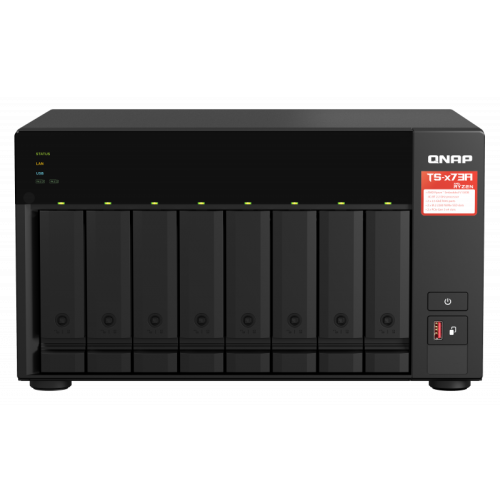 QNAP TS-873A-8G 8 Bay High-Performance NAS with 2 x 2.5GbE Ports and Two PCIe Gen3 Slots