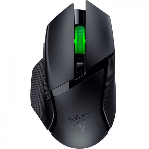 Razer Basilisk V3 X HyperSpeed Customizable Wireless Gaming Mouse: Mechanical Switches Gen-2-5G Advanced 18K Optical Sensor - Chroma RGB - 9 Programmable Controls - 585 Hr Battery - Classic Black