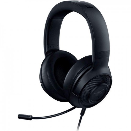 Razer Kraken Ultralight Gaming Headset: 7.1 Surround Sound - Lightweight Frame - Green Logo Lighting - Integrated Audio Controls - Bendable Cardioid Microphone - For Pc One Size Rz04-02950100-R381