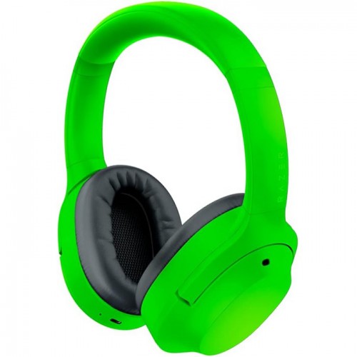 Razer Opus X Wireless Low Latency Headset: Active Noise Cancellation (ANC) - Bluetooth 5.0-60ms Low Latency - Customed-Tuned 40mm Drivers - Built-in Microphones - Green