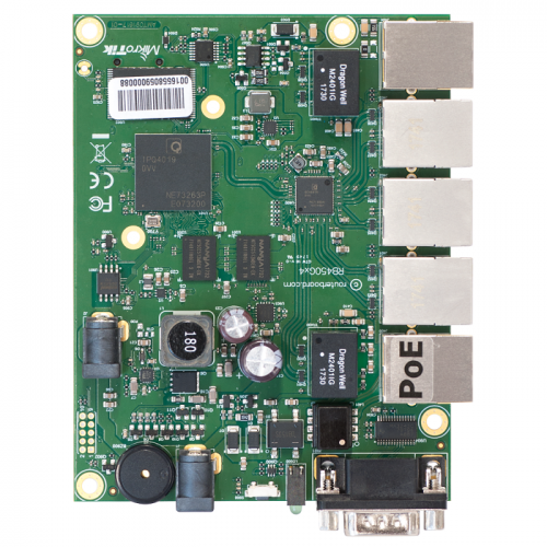 Mikrotik RB450Gx4 716 MHz, 1 GB RAM, Router OS L5