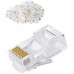 RJ45 Connector Ethernet Cable Crimp Connectors UTP Network 100-Pack