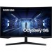 Samsung G5 Odyssey 32" Monitor, 1000R Curved Screen, 144Hz, 1ms, FreeSync, WQHD (1440p), HDR10 - Black