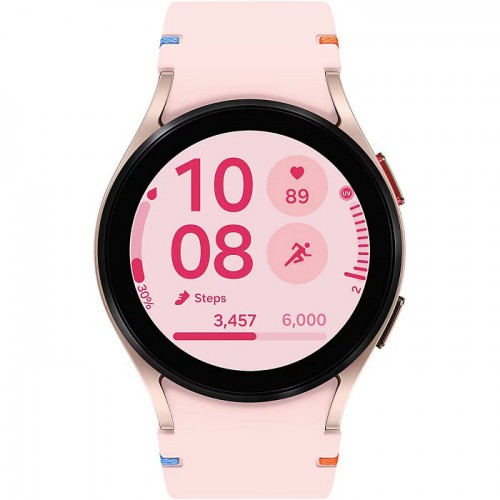 Samsung Galaxy Watch FE, 1.2" Super Amoled Display, 40mm, Accelerometer, Barometer, One Click Band, GPS, Bluetooth v5.3 Connectivity, 5 ATM, Up to 40 Hours Usage, Wear OS, Pink Gold SM-R861NIDAMEA