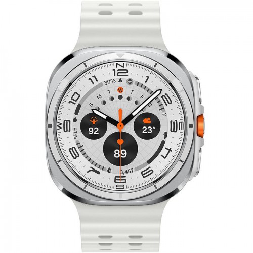 Samsung Galaxy Watch Ultra Smartwatch-47mm, Galaxy Al-powered, 4G LTE Bluetooth Connectivity, GPS, Health Monitoring, Fitness Tracker, 10 ATM Water Resistance, Titanium White SM-L705FZWAXSG