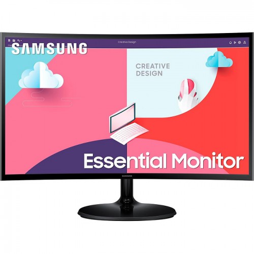 Samsung LS24C360EAUXXU 24" Curved FullHD 1080p Monitor - 1920x1080, HDMI, VGA