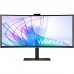 Samsung S65VC 34 Inch Ultra-Wide Business Monitor With Webcam–UWQHD VA Display, 100Hz, 5MP IR Webcam, 1000R Curve, Adaptive Picture, Built-In Speakers, Black LS34C650VAMXUE