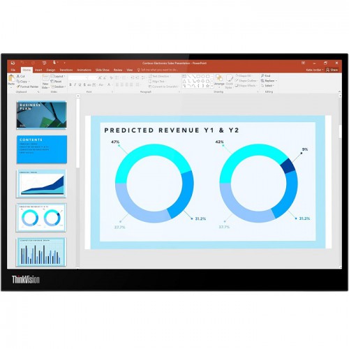 Lenovo ThinkVision M14d 14" 16:10 2.2K Mobile Monitor (USB-C) 63AAUAT6WL