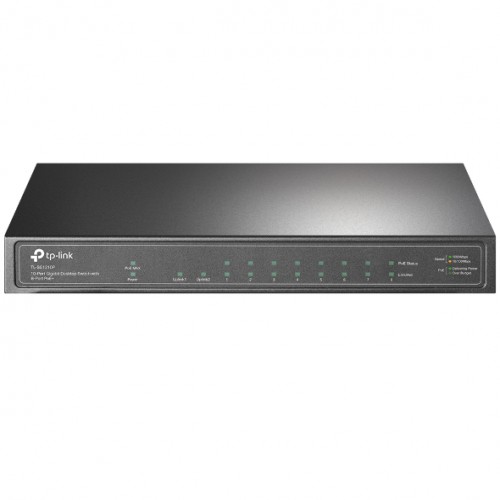 TP-Link TL-SG1210P 10-Port Gigabit Switch with 8-Port PoE+