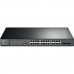 TP-Link JetStream T2600G-28MPS (TL-SG3424P) 24-Port Gigabit L2 Managed PoE+ Switch with 4 SFP Slots (Supports 24 PoE+ Ports, 384 W Budget, Rackmount)