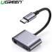 UGreen Usb-C To 3.5MM Audio Adapter Gray UG.CM231-60164