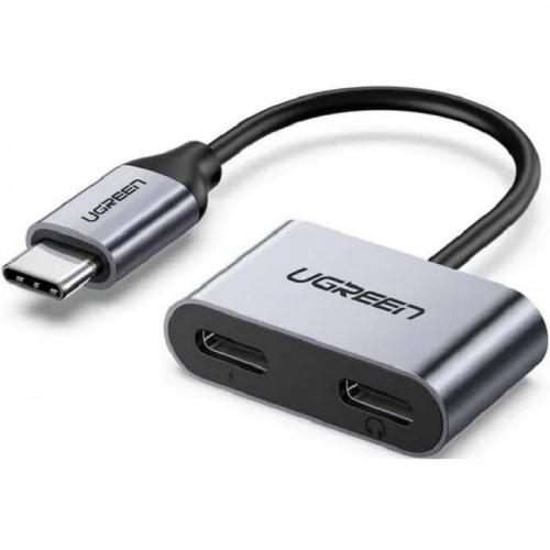 UGreen Usb-C One-Two Converter Gray UG.CM232-60165