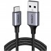 UGreen Usb-A To Usb-C Braided Cable 1M Black UG.US288-60126.GY