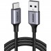UGreen Usb-A To Usb-C Braided Cable 2M Black UG.US288-60128.BK