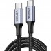 UGreen Usb-C To Usb-C 100W Braided Cable 1M Black UG.US316-70427.BK
