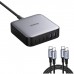 UGreen Nexode 200W 6-Port4C 2A Pd Gan Desktop Fast Charger G UG.CD271-40915ZD.GY