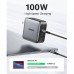 UGreen Nexode 100W 4-Port 1A-3C PD GaN Fast Charger Gray UG.X565-45226.GY