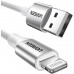 UGreen Usb-A To Lightning Braided Cable 2M White UG.US199-60163.WT