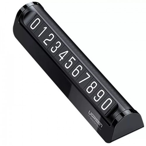 UGreen Car Temporary Parking Card With Dual Numbers Black UG.LP178-60326