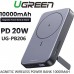 UGreen Powerbank 10000 Mah Pd 20W Magnetic With Stand Black UG.PB206-15086