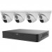 Unv 1 Hard Disk 4-Channel DVR Kit(Including 4 PCS Analog Turret Camera KIT XVR301-04G3-4 UAC-T112-F28
