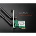 Tenda Wireless Dongle N300 300Mbps PCI Express Adapter with 2 High Gain Antennas for desktop PC（W322E）