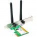 Tenda Wireless Dongle N300 300Mbps PCI Express Adapter with 2 High Gain Antennas for desktop PC（W322E）