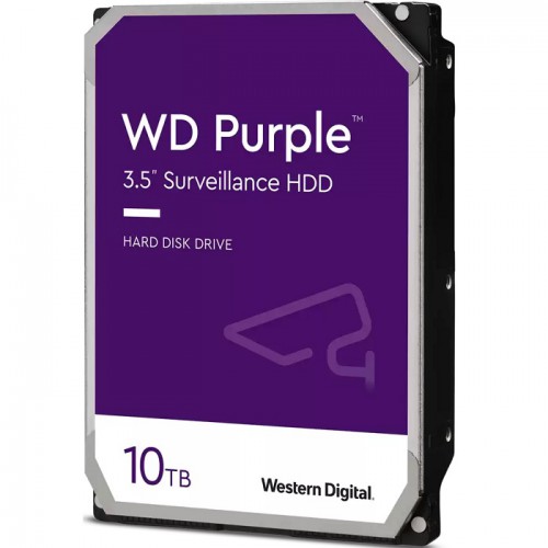 Western Digital 10 TB WD Purple Pro Surveillance Internal Hard Drive HDD - SATA 6 Gb/s, 256 MB Cache, 3.5"