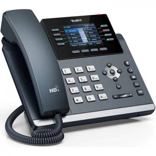 Yealink IP Phone with 2.8" Color Display & 12 VoIP Accounts SIP-T44U