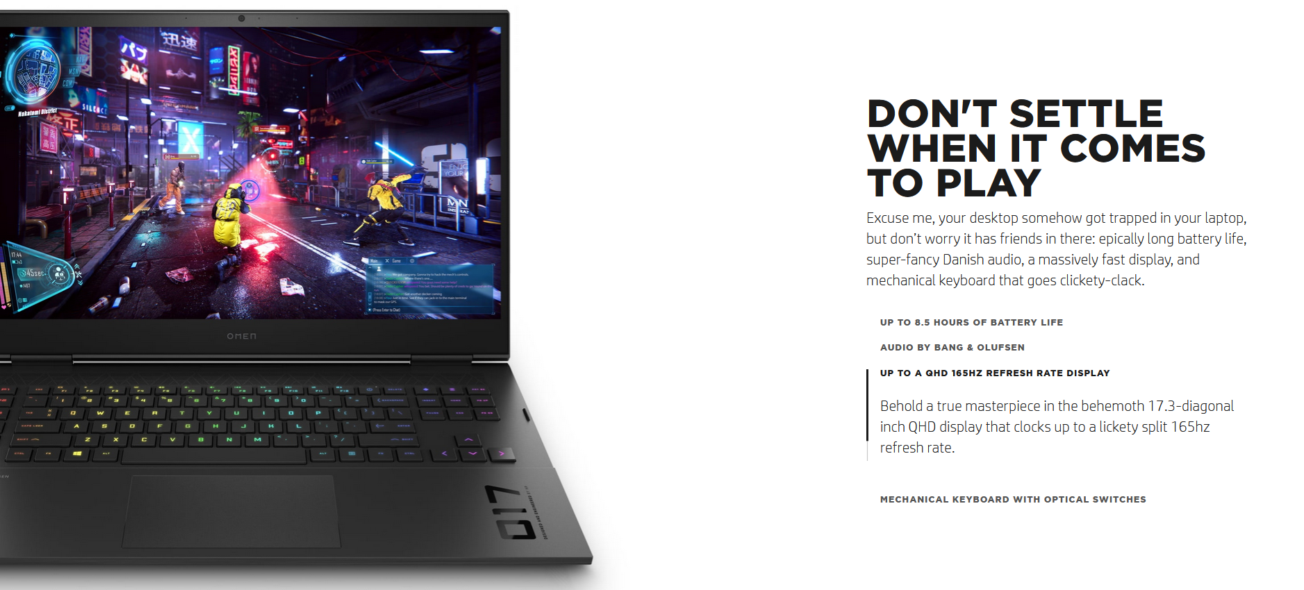 HP OMEN 17-CK2001 Gaming Laptop